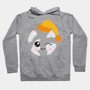 Sleeping Planet, Cute Planet, Planet With Nightcap Hoodie